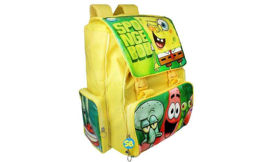 Image 10: Spongebob Backpack Set