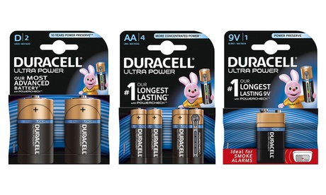 Fino a 72 batterie Duracell, disponibili in varie tipologie