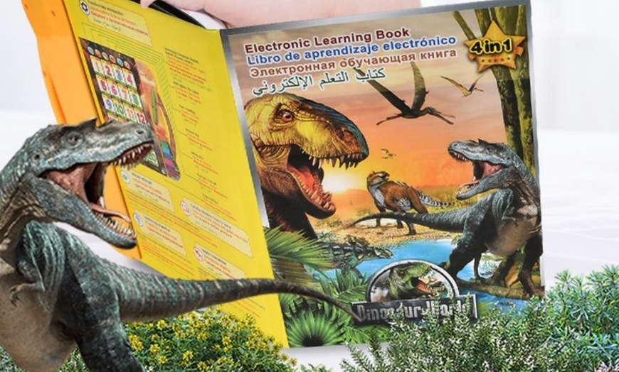 Image 5: Electronic Smart 4 Languages Dinosaur Touch Reading Book