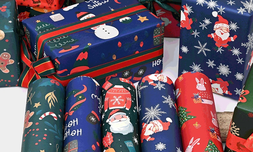 Image 4: 10 Pieces of Christmas Wrapping Papers