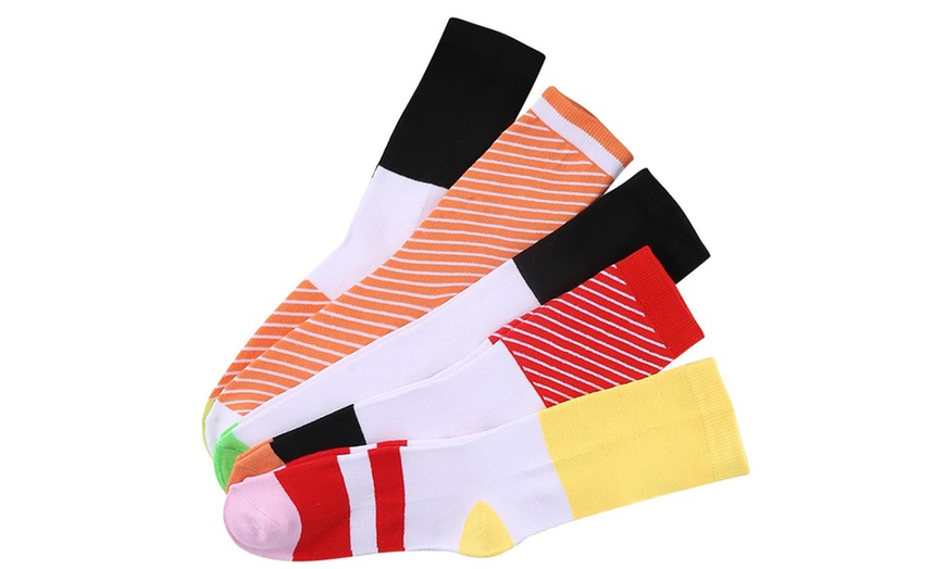 Image 6: 3, 4 or 5 Pairs of Salmon Sushi Funny Socks