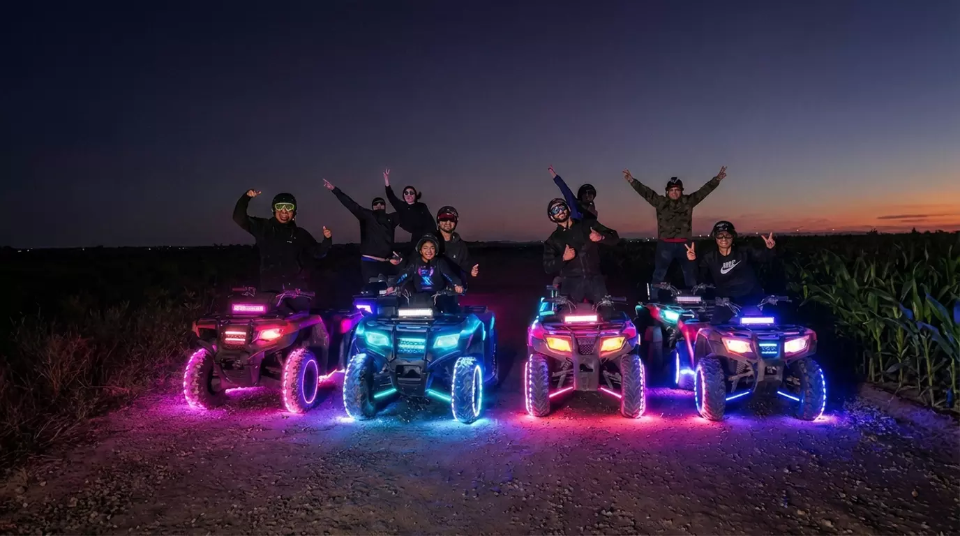 Glow-in-the-Dark ATV Night Ride – Miami Thrills