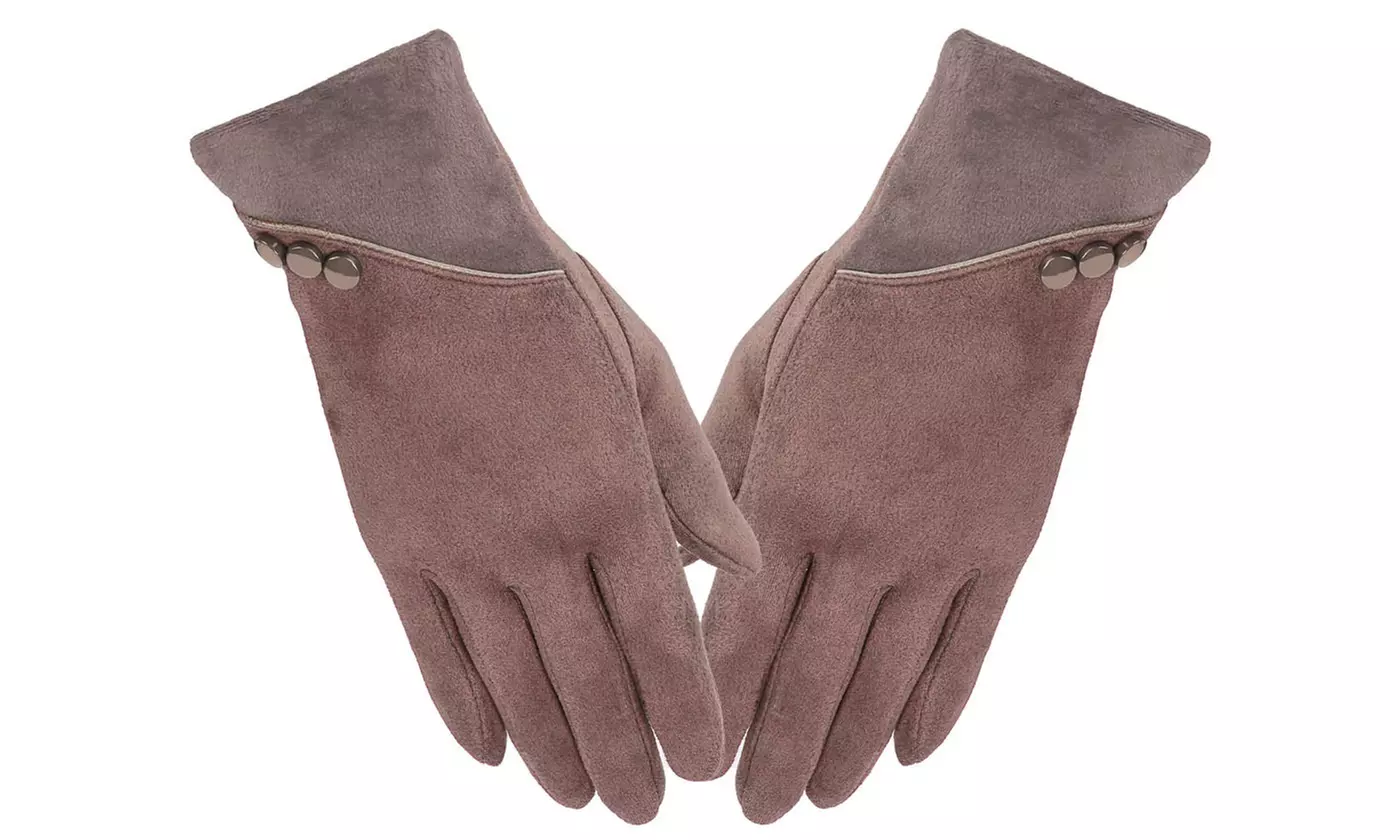 Itbelongs2u Women's Winter Gloves Fleece Lined with Touchscreen Tips