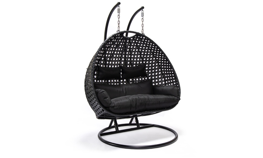 Image 2: Fauteuil suspendu en polyrattan Home Deluxe