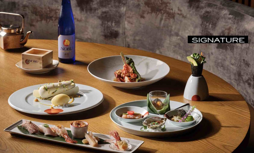 Image 1: Vegas Exclusive: Nobu Teppanyaki Omakase with Sake Pairing for One