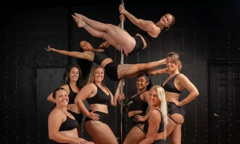 Pole Fitness Classes Intro to Pole Series Class or Private Pole Party