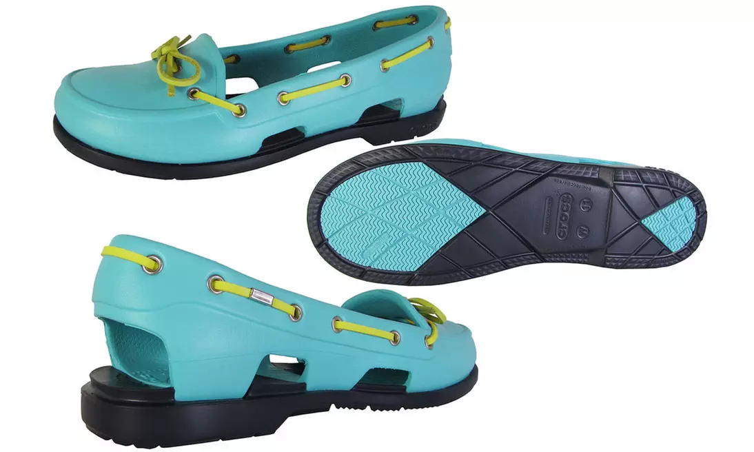 Crocs Women's Beach Line Slip-On Boat Shoes - Second Medium