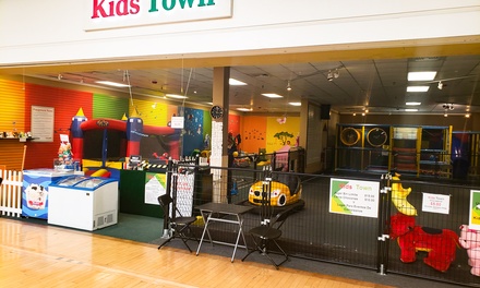 One Open-Play Pass for 1 Child - Kids Town Aurora, Illinois