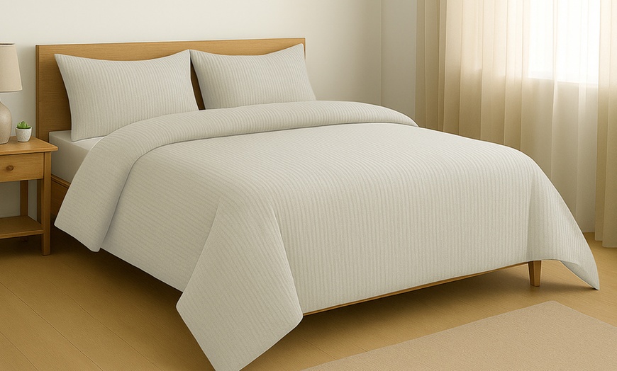 Image 5: Parure copripiumino Seer Sucker