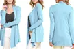 Open Front Cardigan S-3X by Made By Johnny Plus Size Sweater   - Second Medium