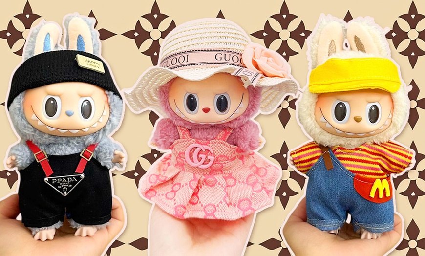 Image 2: Stylish Labubu Clothes & Accessories - Dress Up, Mix & Match Fun