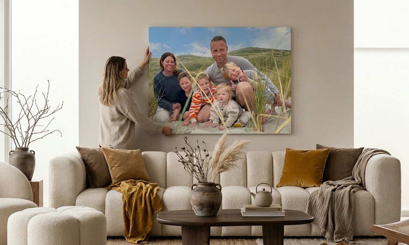 Jouw foto op canvas