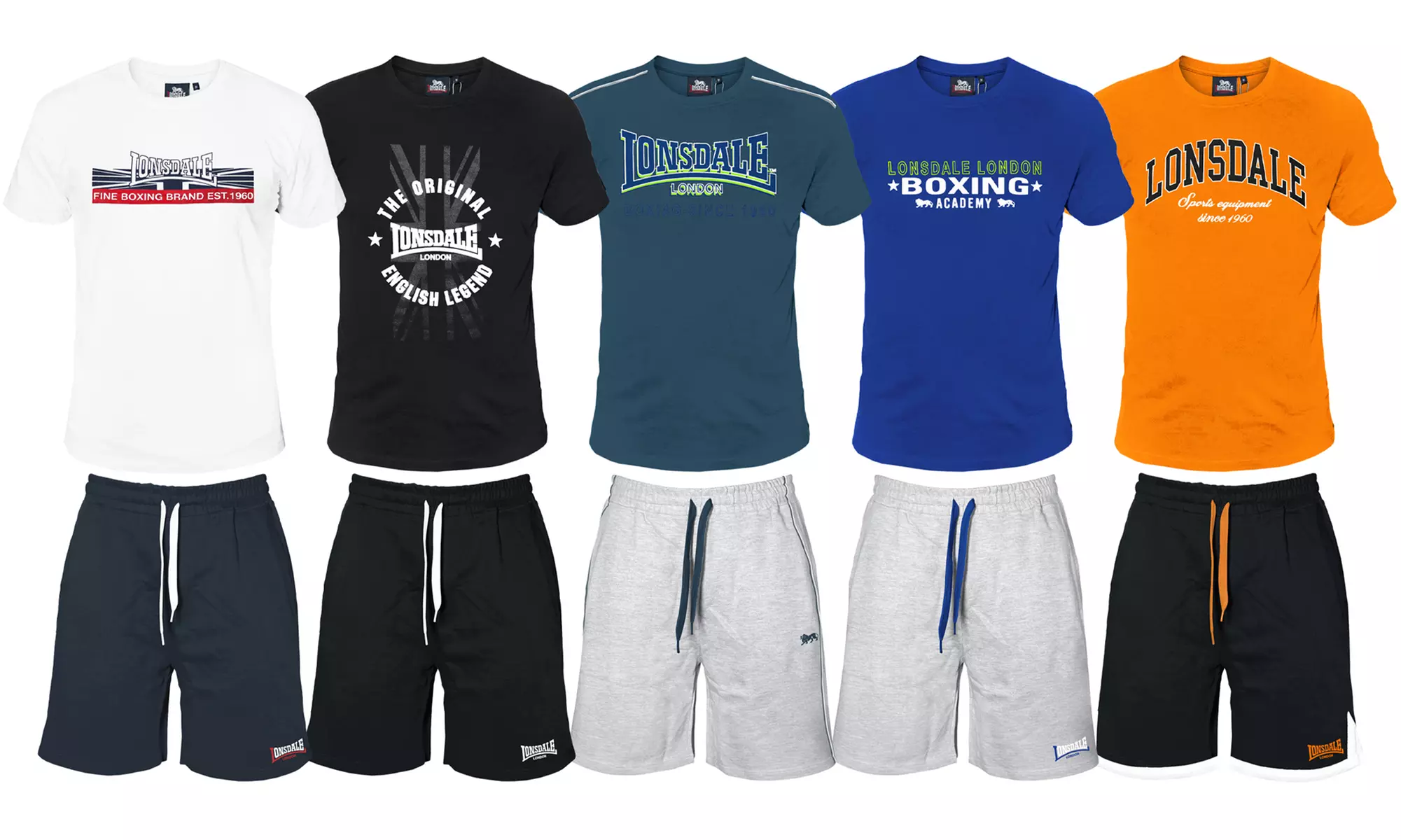 Completo corto da uomo Lonsdale