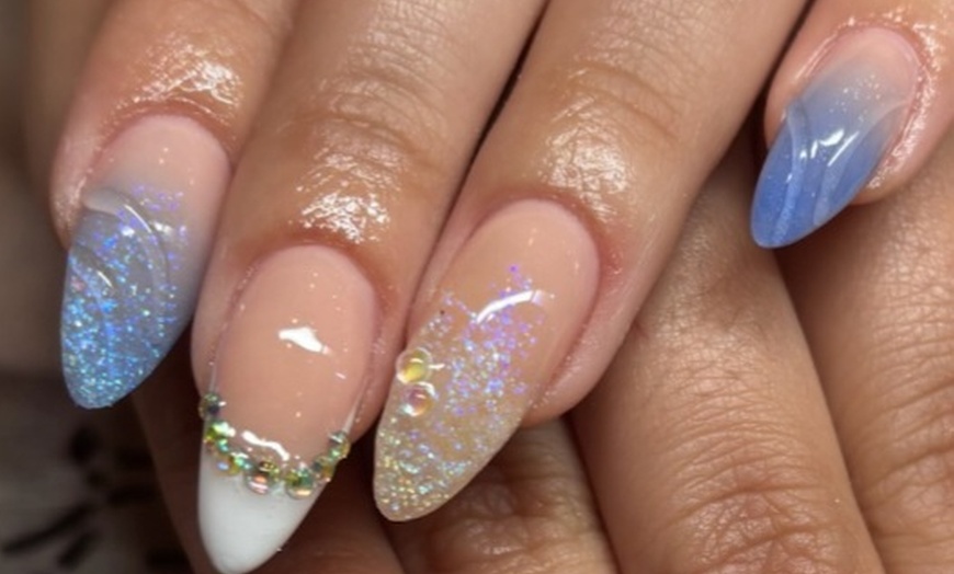 Image 1: Get Gorgeous Nails with a Full Set of Acrylic or Gel X  Designs 
