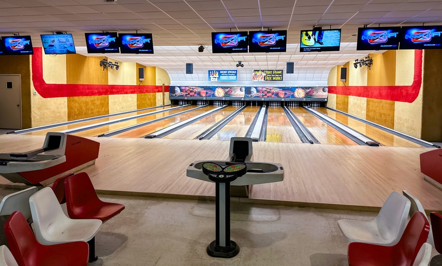 Image 1: One or Two Hour Bowling for 2, 4, or 6 at Viking Bowl