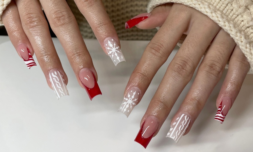 Image 8: Gel Mani-Pedi & Acrylic Full Set Nail Enhancement Packages