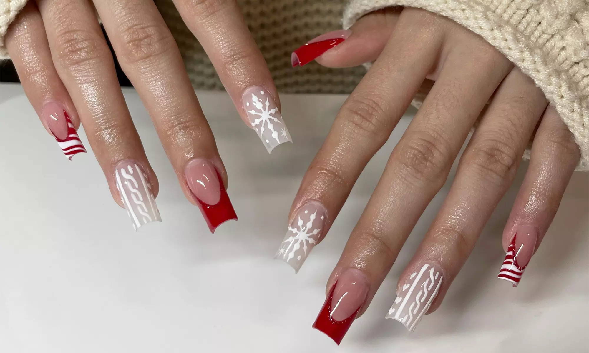 Gel Mani-Pedi & Acrylic Full Set Nail Enhancement Packages