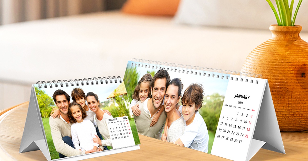 Fotocalendario personalizable con imágenes en A Coruña