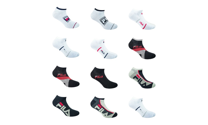 Image 1: Lot de 12 paires de chaussettes courtes Fila