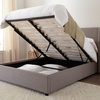 Image 9: DS Living Siena Winged Bed in Grey