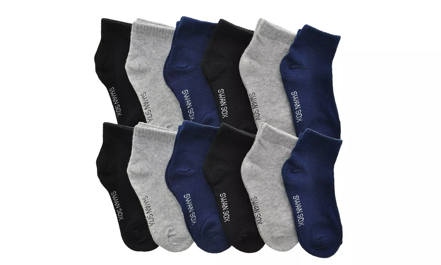 Men's Low-Cut Everyday Essential Socks (12-Pair Pack)