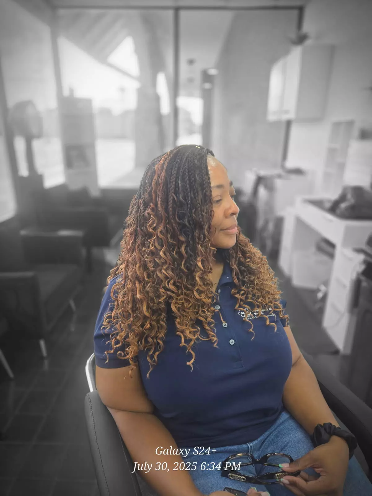 Large, Medium or Small Illusion-Box Part Crochet Braids