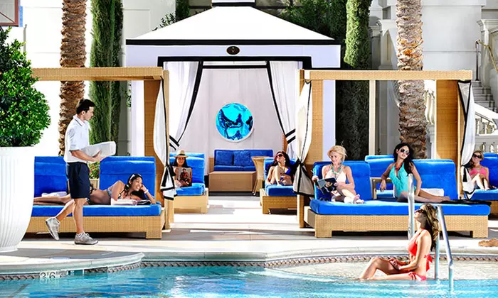 $125 for Pool Access and Daybed for Two at Garden of the Gods Pool Oasis at Caesars Palace ($200 Value) - Primary Image