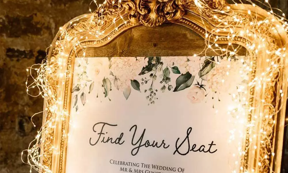 1 of 2 lichtslingers met ledlampjes