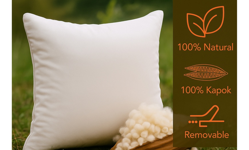 Image 4: Sampur Kapok kussen van 100% natuurlijke kapokvezel