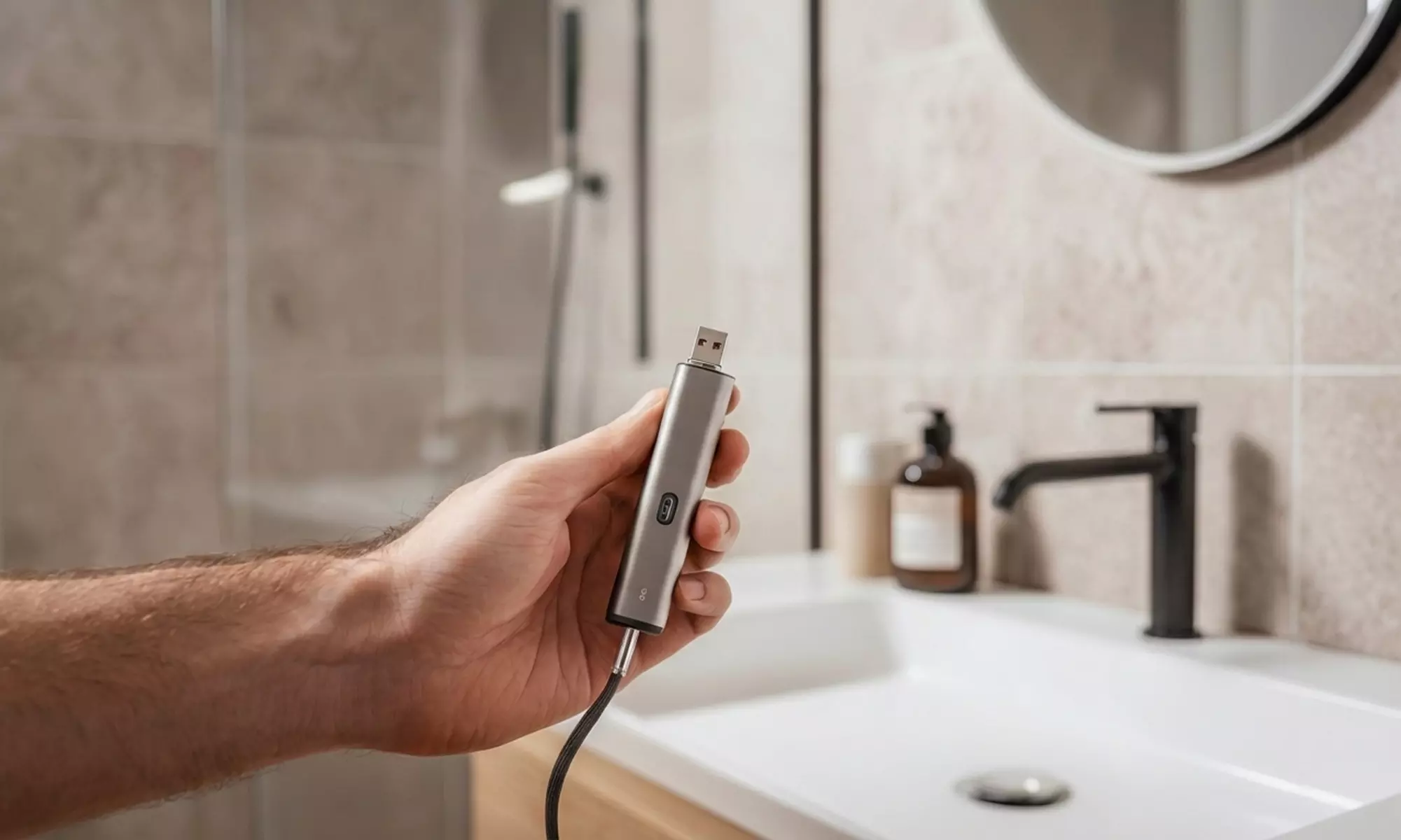 Tondeuse nez/oreilles 2-en-1 gris Proficare