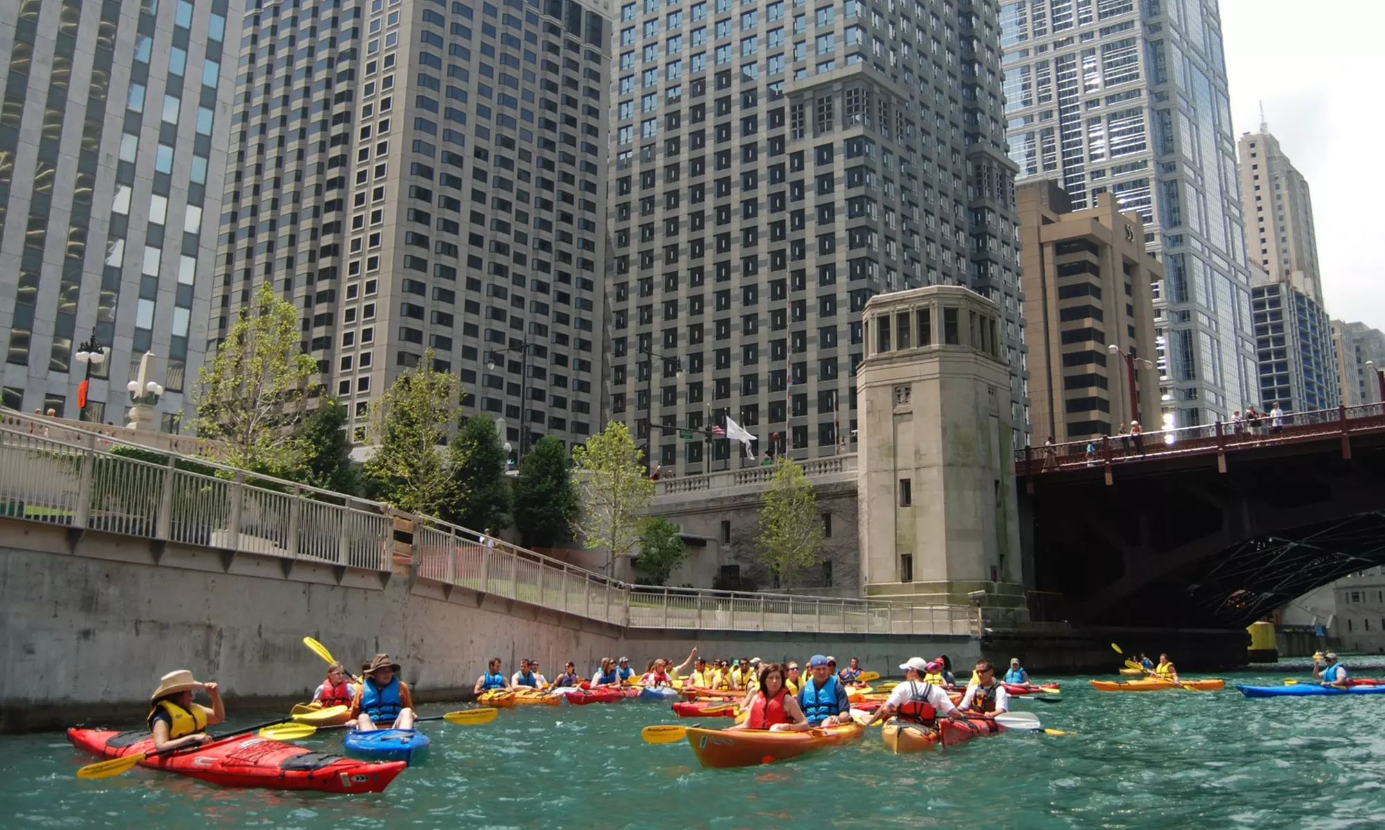 Chicago River Sunset or Architectural Kayaking Tour with Kayak Chicago