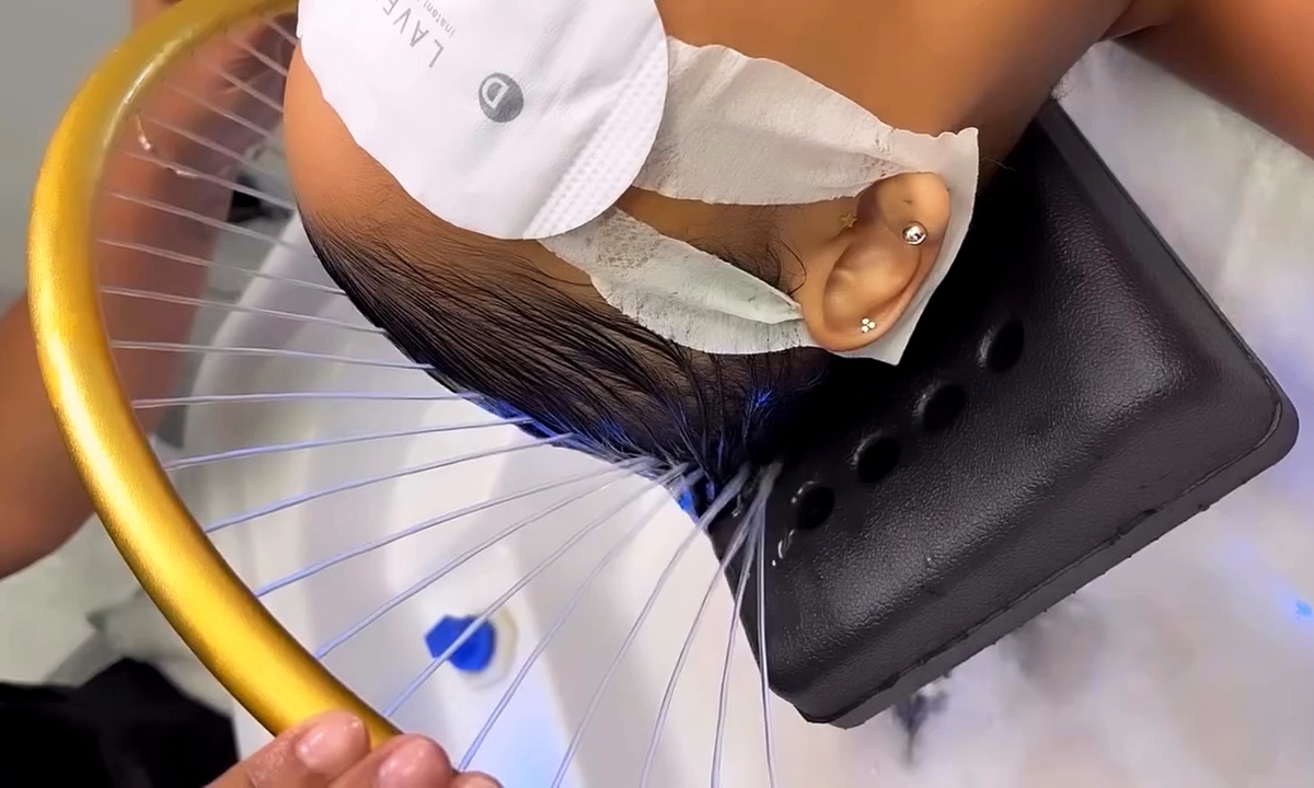 Relax with Herbal Steam, Hair Growth Scalp Therapy, Detox!