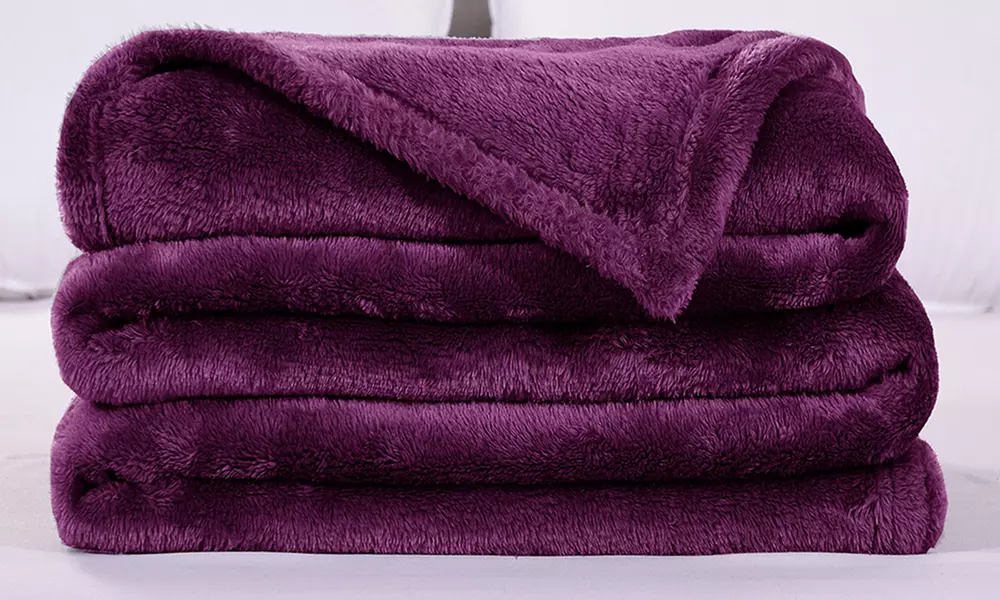 JML Soft Lightweight Plush Flannel Blanket for Bed/Sofa,King/Queen Size