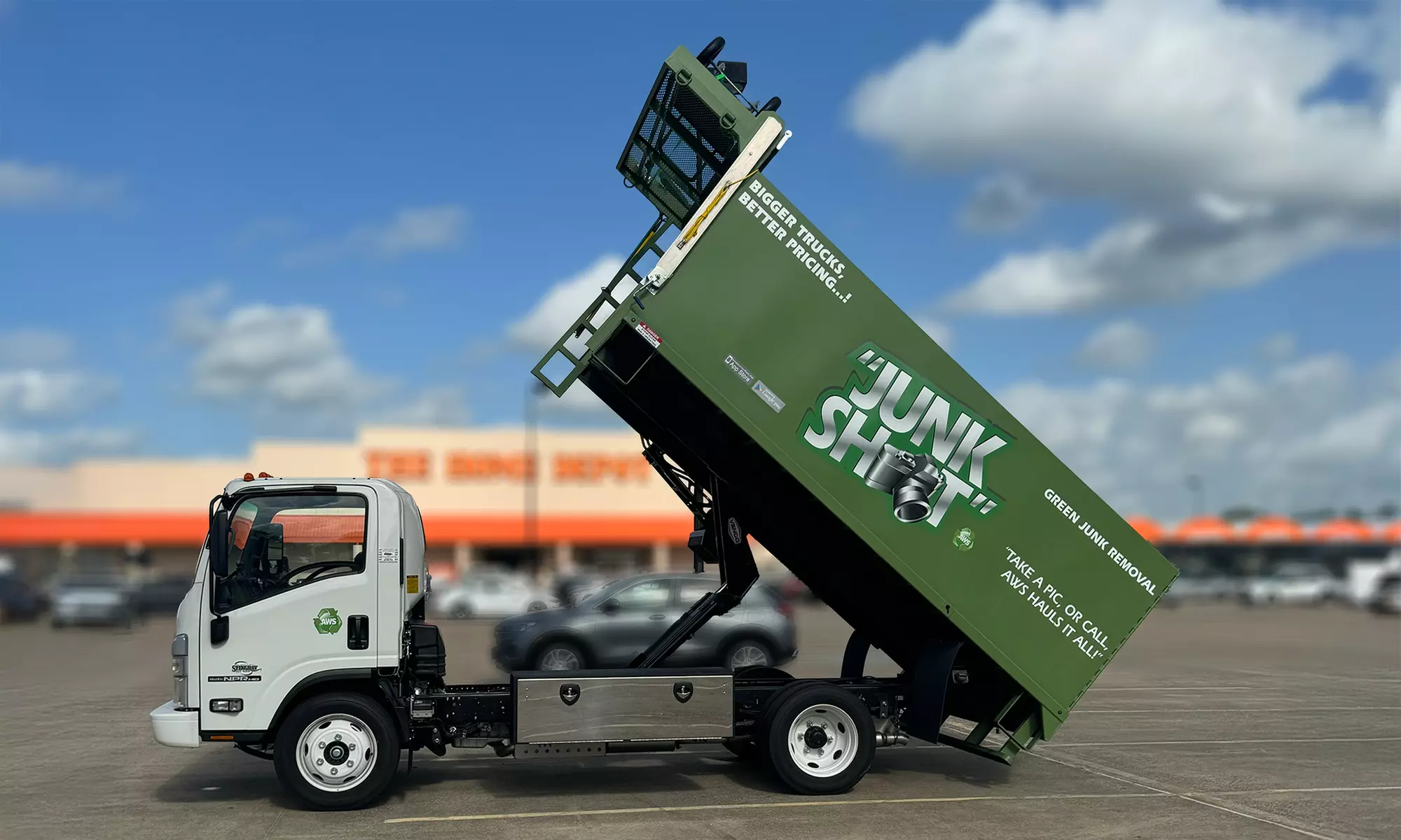 Clear Your Space with 1/2 Truck, Full Truck, & Single Item Pickup