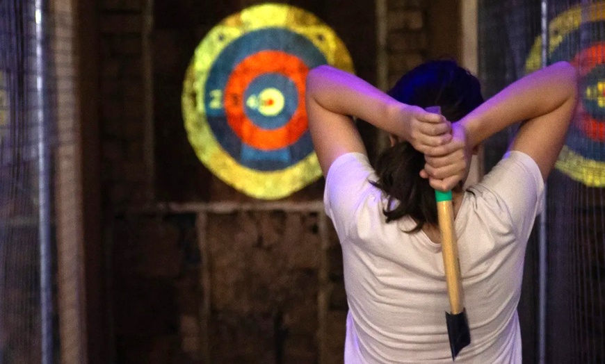 Image 4: Epic Axe Throwing or Axe + Escape Room for 2–4 at Eat Sleep Axe