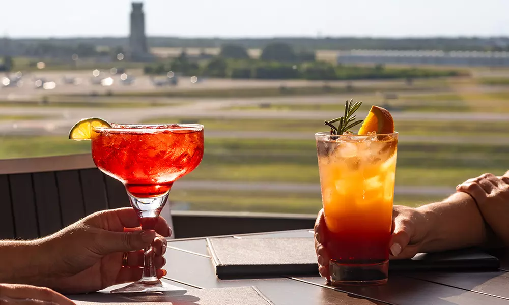 Dining with Runway Views: $50, $75, or $100 Towards Food & Drinks 