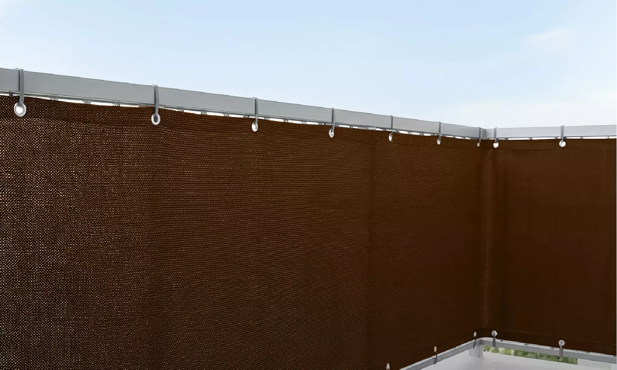 Lona protectora para balcones, terrazas y barandillas