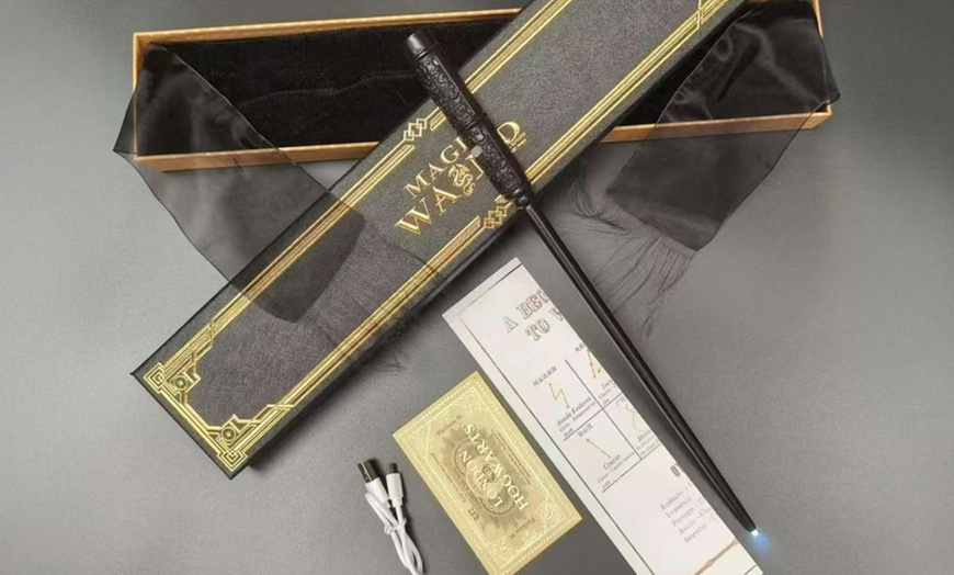 Image 5: Harry Potter Inspired USB Rechargeable Glowing Wand with Light