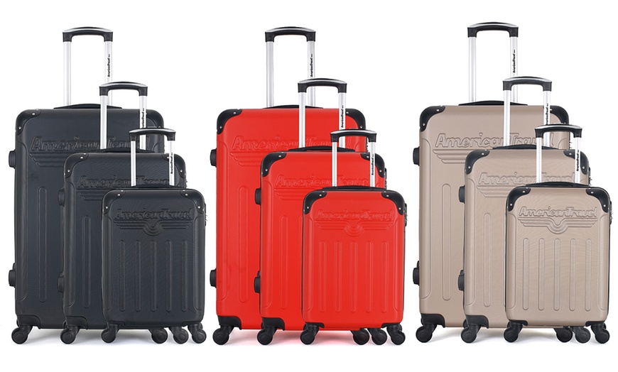 Image 1: Set of Three Suitcases