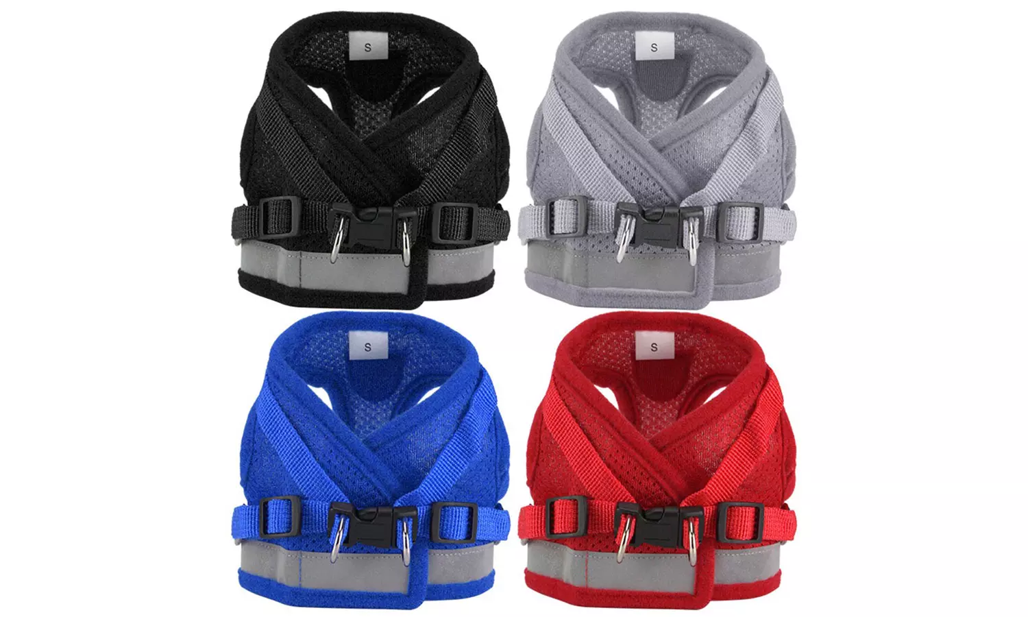 No-Pull Hand Strap Dog Cat Vest With Dog Leash Pet Collar Adjustable Harness