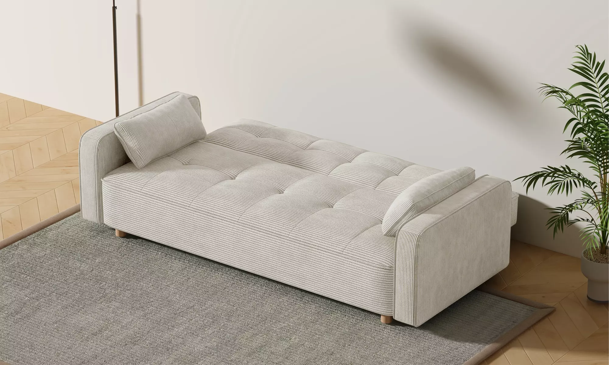 Canapé convertible 3 places "Cooper" de Kocoon