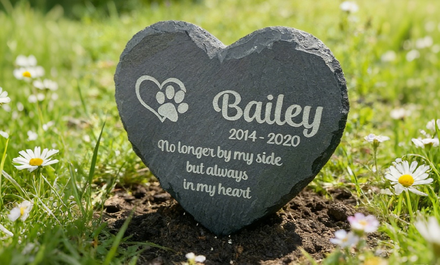 Image 6: Custom Pet Memorial Stones - Lasting Remembrance (Up to 84% Off)