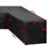 Image 5: Water Resistant L-Shape Outdoor Furniture Cover