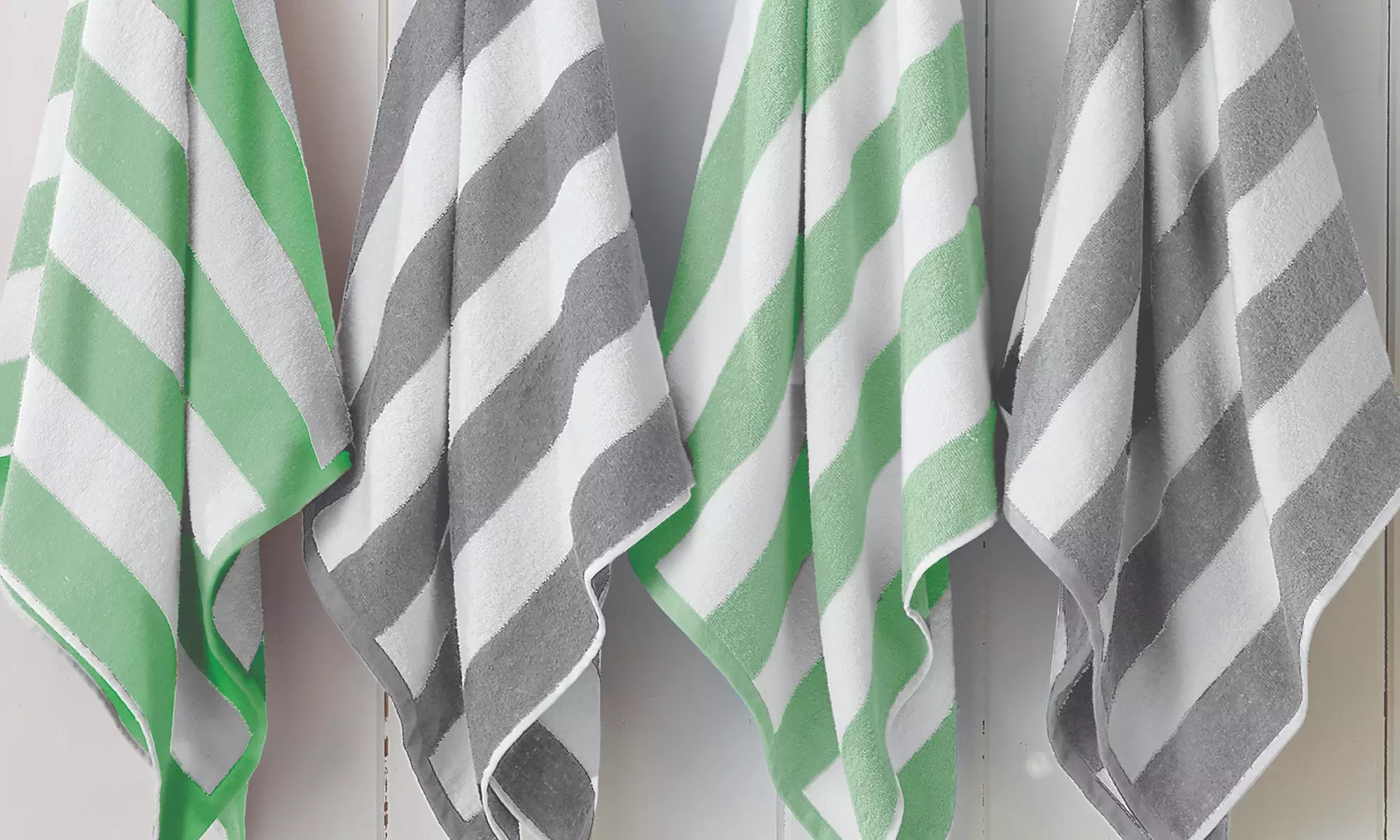 4 Pack Premium Cotton Cabana Beach Towel