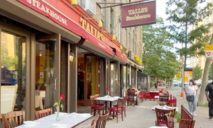 Steak Dinner with Wine, Cocktail Brunch or up to $150 in Gift Cards at Talia's Steakhouse