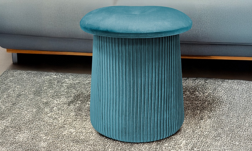 Image 15: Pouf im Pilz-Design mit integriertem Stauraum