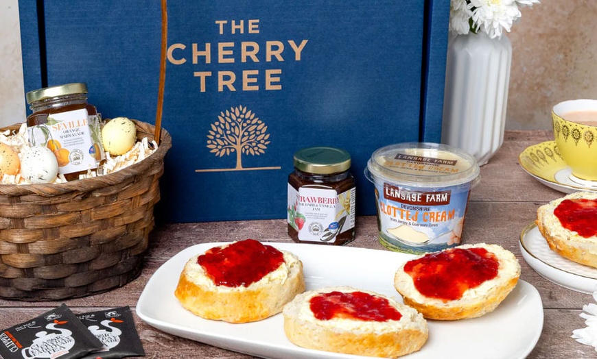 Image 1: Indulge in an Afternoon Tea Hamper filled with tasty treats!