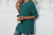 Women Fall Wintetr Casual Long Sleeve Tunic Sweaters Pullover Knit Jumper Tops - Second Medium