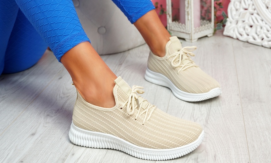 Image 4: Women's Knit Trainers