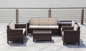 Six-Piece Rattan Furniture Set